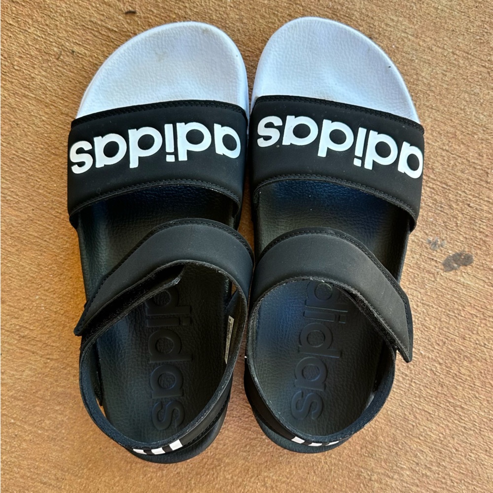 adidas Black and White Women's Sandals